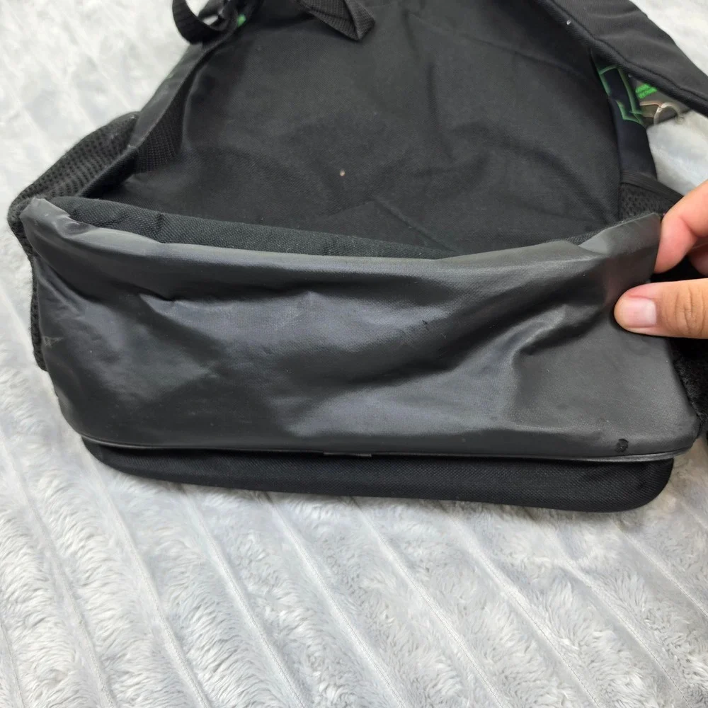 Minecraft Adventure Mode Creeper TNT Backpack Green Black Kids School Bag